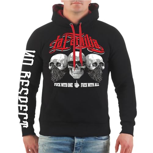 Life Is Pain Herren Kapuzenpullover Hoodie La Familia FCK Oldschool Hardcore Größe M - 5XL von Life Is Pain