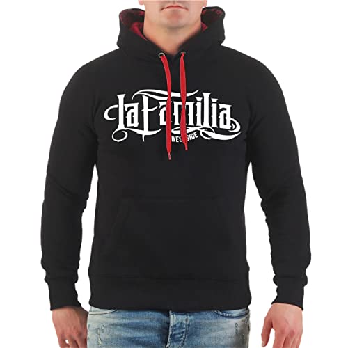 Life Is Pain Herren Kapuzenpullover Hoodie La Familia Westside Skull Größe M - 5XL von Life Is Pain