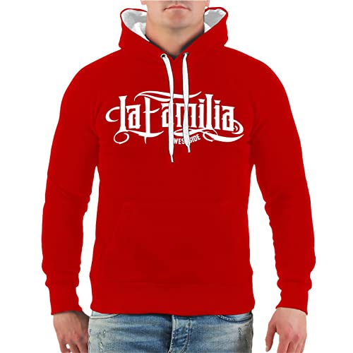 Life Is Pain Herren Kapuzenpullover Hoodie La Familia Westside Skull Größe M - 5XL von Life Is Pain