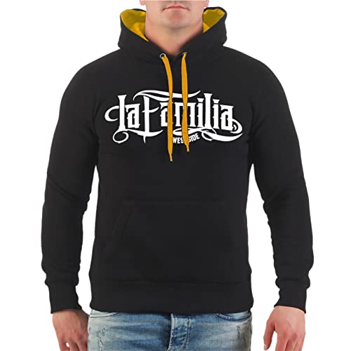 Life Is Pain Herren Kapuzenpullover Hoodie La Familia Westside Skull Größe M - 5XL von Life Is Pain