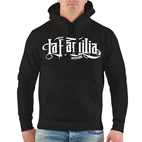 Life Is Pain Herren Kapuzenpullover Hoodie La Familia Westside Skull Größe M - 5XL von Life Is Pain