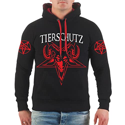 Life Is Pain Herren Kapuzenpullover Hoodie Tierschutz 666 Größe M - 5XL von Life Is Pain