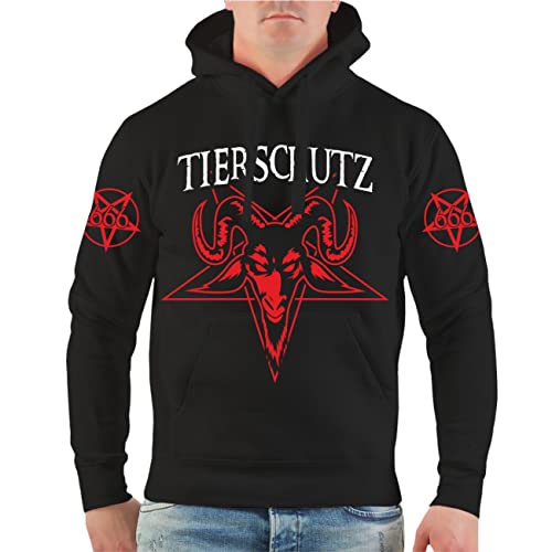 Life Is Pain Herren Kapuzenpullover Hoodie Tierschutz 666 Größe M - 5XL von Life Is Pain