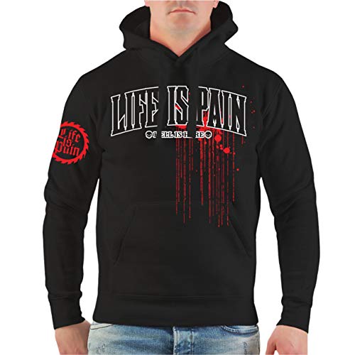 Life Is Pain Herren Kapuzenpullover I Love Haters Motiv limitiert Größe S - 5XL von Life Is Pain