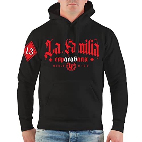 Life Is Pain Herren Kapuzenpullover La Familia Copacabana Worldwide Hoodie cops 13 Ultras Größe S - 5XL von Life Is Pain