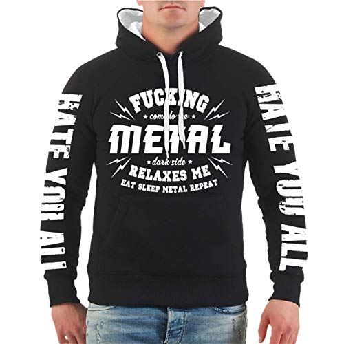 Life Is Pain Herren Kapuzenpullover Metal Relaxes me Größe S - 5XL von Life Is Pain