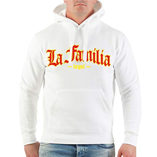 Life Is Pain Herren Kapuzenpullover Red Gold La Familia Nicht ohne Mein Team Größe S - 5XL von Life Is Pain