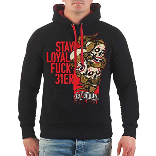 Life Is Pain Herren Kapuzenpullover Stay Loyal Fuck 31er Totenköpfe Motiv Grösse S bis 5XL Life Is Pain Herren Kapuzenpullover Stay Loyal Fuck 31er Totenköpfe Motiv Grösse S bis 5XL von Life Is Pain