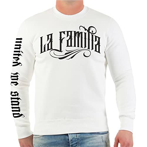 Life Is Pain Herren Pullover Sweatshirt La Familia Black Patch for My Family My Friends Größe S - 4XL von Life Is Pain