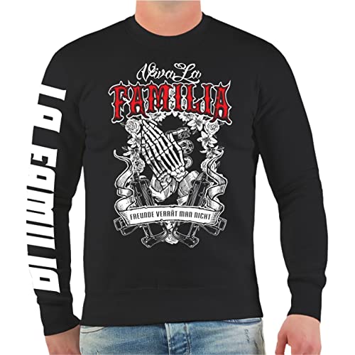 Life Is Pain Herren Pullover Sweatshirt Viva La Familia Motive Freunde verrät Man Nicht Größe S - 5XL von Life Is Pain