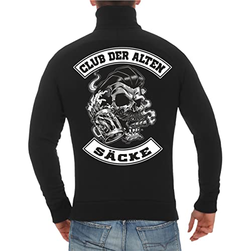 Life Is Pain Herren Sweatjacke Club der alten Säcke Rockn Roll Biker Rentner Geschenk von Life Is Pain