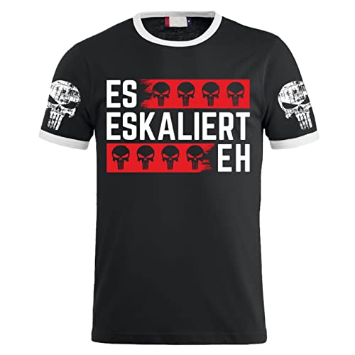 Life Is Pain Herren Tshirt Es Eskaliert Eh Totenköpfe Größe M - 5XL von Life Is Pain