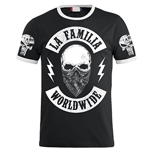 Life Is Pain Herren Tshirt La Familia Worldwide FCK Crime Größe M - 5XL von Life Is Pain