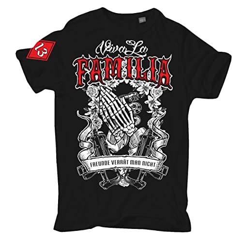 Life Is Pain Herren Tshirt Viva La Familia Freunde verrät Man Nicht Größe S - 5XL von Life Is Pain