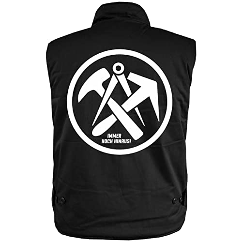 Life Is Pain Herren Männer Ranger Winter Weste Dachdecker IMMER HOCH HINAUS winterweste von Life Is Pain