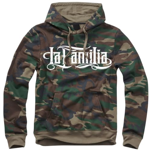 Life Is Pain Kapuzenpullover Tarn Camo 4XL bis 7XL LA Familia FCK Woodland M bis 7XL von Life Is Pain