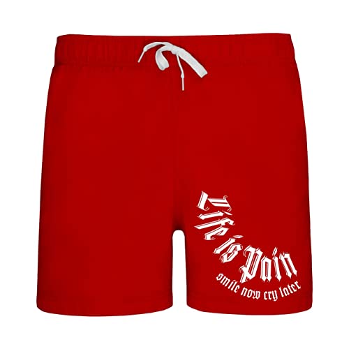 Life Is Pain Männer Badehose Short Größe M - 3XL von Life Is Pain