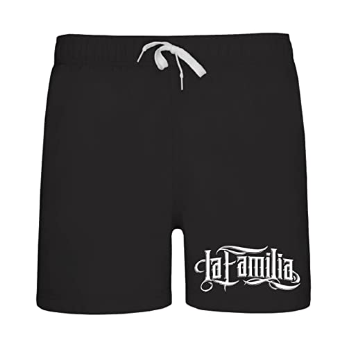 Life Is Pain Männer Badehose Short LA Familia FCK Größe M - 3XL von Life Is Pain