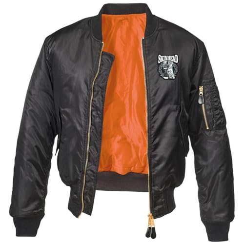 Männer Herren Bomberjacke Skinhead a way of life Boots Stiefel Patch S - 7XL von Life Is Pain