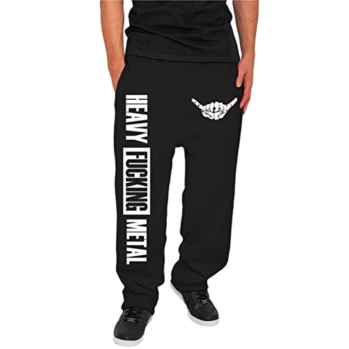 Life Is Pain Männer Jogginghose Trainingshose Heavy Fucking Metal Größe S - 5XL von Life Is Pain