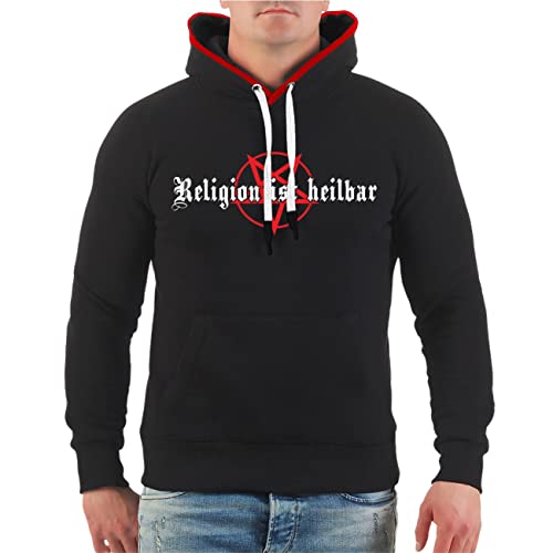 Life Is Pain Männer Kapuzenpullover 3 farbig Religion ist heilbar Größe M - 3XL von Life Is Pain