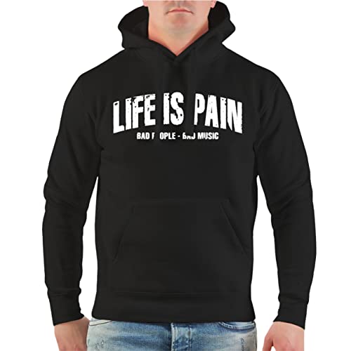 Life Is Pain Männer Kapuzenpullover Nice Boys Finish Last (mit Rückendruck) Größe S - 4XL von Life Is Pain
