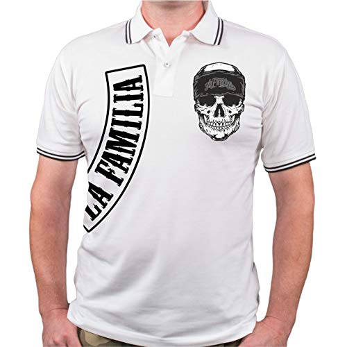 Life Is Pain Herren Poloshirt Polohemd La Familia FCK United WE Stand (mit Rückendruck) von Life Is Pain