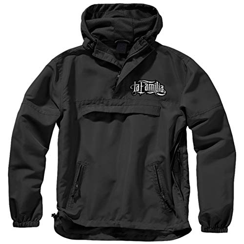 Life Is Pain Männer SOMMER Schlupfjacke Windbreaker La Familia FCK LOGO Größe S bis 5XL von Life Is Pain