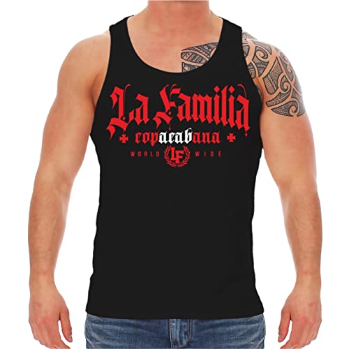 Life Is Pain Männer Trägershirt La Familia FCK Copacabana Worldwide Größe S - 3XL von Life Is Pain