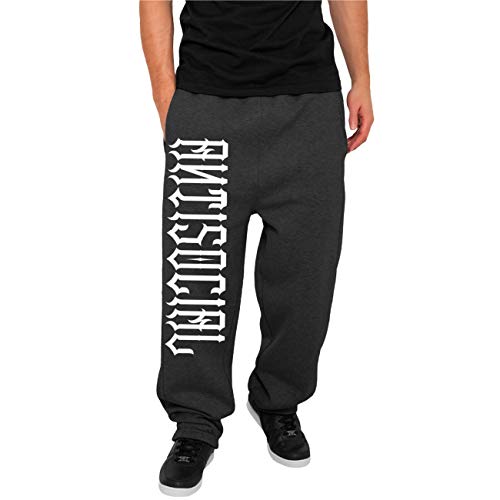 Life Is Pain Männer und Herren Jogginghose Antisocial Größe S - 10XL von Life Is Pain