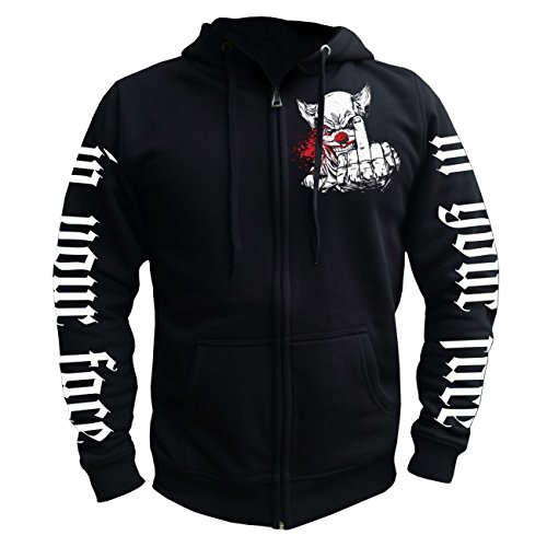 Life Is Pain Männer und Herren Kapuzenjacke Marke Zahnfee Schöne Grüsse von Life Is Pain