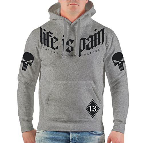 Life Is Pain Herren Kapuzenpullover Black 13 Größe M bis 5XL von Life Is Pain