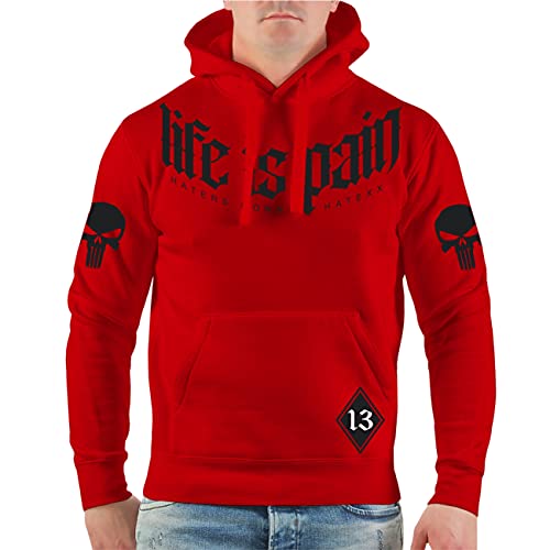 Life Is Pain Herren Kapuzenpullover Black 13 Größe M bis 5XL von Life Is Pain