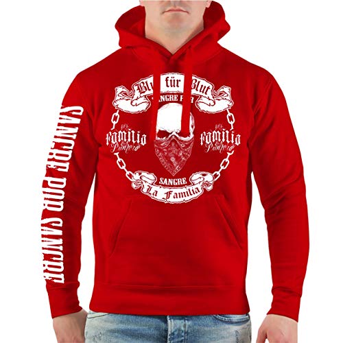 Life Is Pain Herren Kapuzenpullover La Familia Blut für Blut Hoodies Blood Gang Streetwear von Life Is Pain