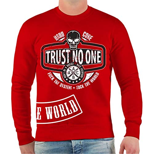 Life Is Pain Männer und Herren Sweatshirt Trust no one Größe S - 4XL von Life Is Pain