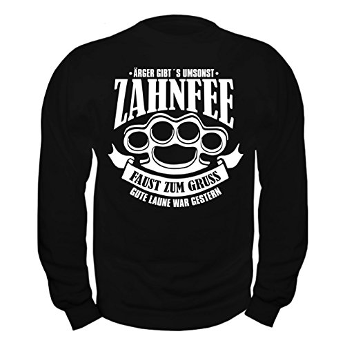 Life Is Pain Herren Pullover Sweatshirt Zahnfee Sprüche Schöne Grüsse Größe S bis 5XL von Life Is Pain