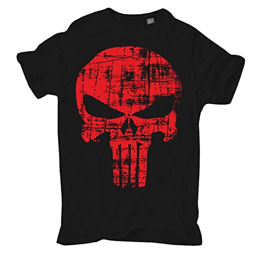 Life Is Pain Übergrößen Herren Tshirt Blood Skull Größe 3XL - 8XL von Life Is Pain