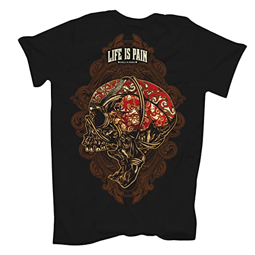 Life Is Pain Übergrößen Herren Tshirt Bondage Größe 3XL - 8XL von Life Is Pain