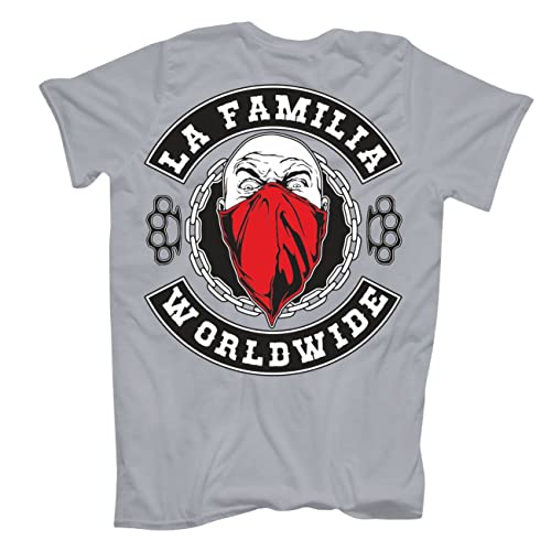 Life Is Pain Übergrößen Herren Tshirt La Familia FCK Worldwide Größe 3XL - 8XL von Life Is Pain