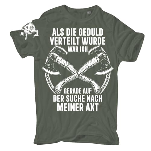 Life Is Pain Übergrössen Herren Tshirt Wikinger AXT Sprüche Grösse 3XL bis 8XL von Life Is Pain