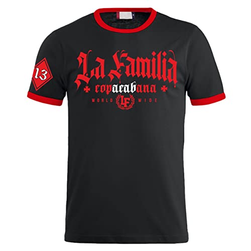 Männer T-Shirt La Familia FCK Copacabana Worldwide Größe S - 5XL von Life Is Pain