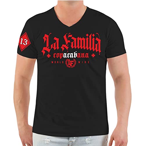 Männer T-Shirt La Familia FCK Copacabana Worldwide Größe S - 5XL von Life Is Pain
