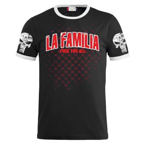 Männer T-Shirt La Familia FCK You All Größe S - 5XL von Life Is Pain
