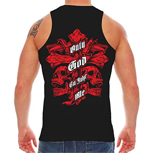 Männer Trägershirt La Familia FCK Judge me Größe S - 3XL von Life Is Pain