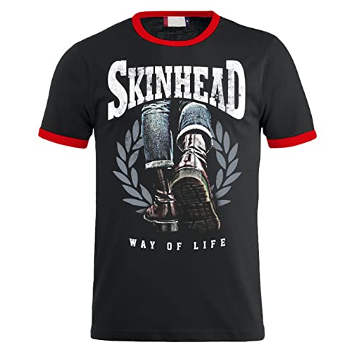 Männer Tshirt Skinhead Way of Life Boots Motiv Größe S bis 5XL von Life Is Pain