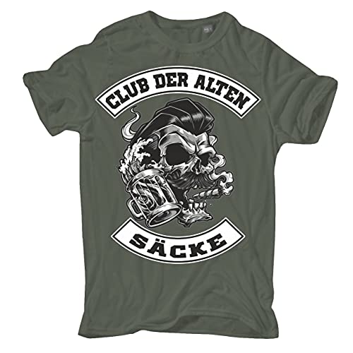 Herren T-Shirt Club der Alten Säcke Rockn Roll Geschenk Vater Opa von Life Is Pain