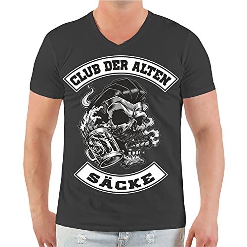 Herren T-Shirt Club der Alten Säcke Rockn Roll Geschenk Vater Opa von Life Is Pain