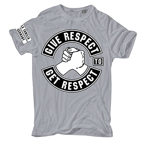 Männer und Herren T-Shirt La Familia FCK Give Respect to get Respect Größe S - 5XL von Life Is Pain