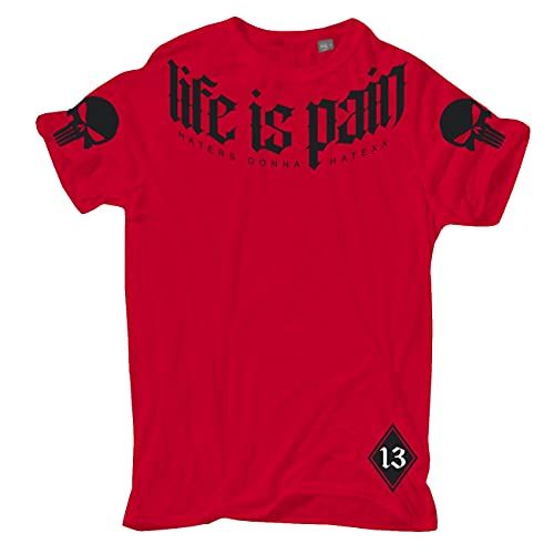 Life Is Pain Herren Tshirt Patch Criminal Club Größe S - 5XL von Life Is Pain