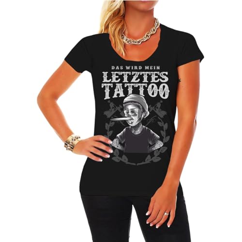 T-Shirt Damen Das Wird Mein letztes Tattoo inkgirl Lifestyle Geburtstag Größe XS - XXL von Life Is Pain